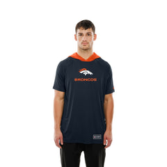 Denver Broncos New Era Combine Authentic Hooded Raglan Short-Sleeve T-Shirt - Navy outlet