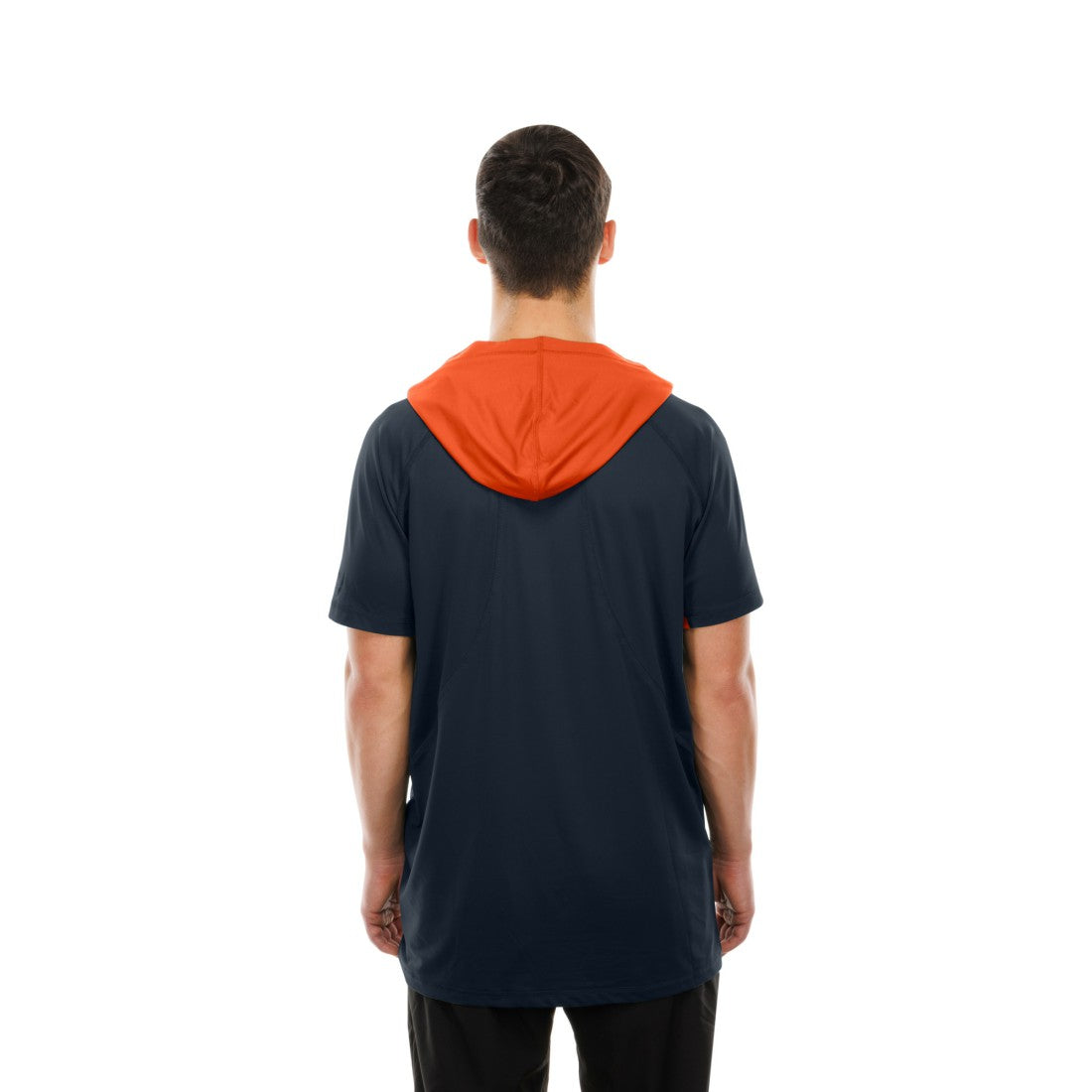 Denver Broncos New Era Combine Authentic Hooded Raglan Short-Sleeve T-Shirt - Navy outlet