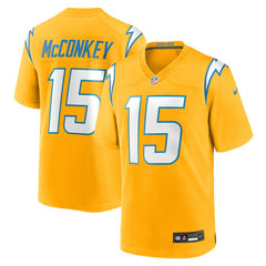 Ladd McConkey Los Angeles Chargers Alternate Charger Power Game Player Jersey - Gold | Nike sale