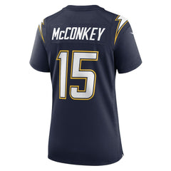 Ladd McConkey Los Angeles Chargers Women's Alternate Super Chargers Game Jersey - Navy | Nike outlet