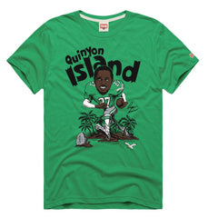 Quinyon Mitchell Philadelphia Eagles Homage Unisex Caricature Player Tri-Blend T-Shirt - Kelly Green online