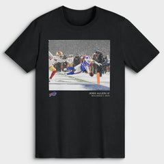 Josh Allen Buffalo Bills NFL Flash Features Week 13 T-Shirt - Black outlet