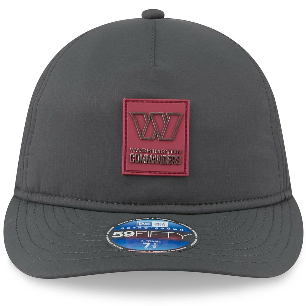 Washington Commanders New Era 2025 Sideline Cold Weather Retro Crown 59FIFTY Fitted Hat - Charcoal discount