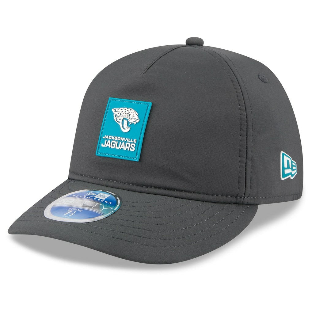 Jacksonville Jaguars New Era 2025 Sideline Cold Weather Retro Crown 59FIFTY Fitted Hat - Charcoal for sale