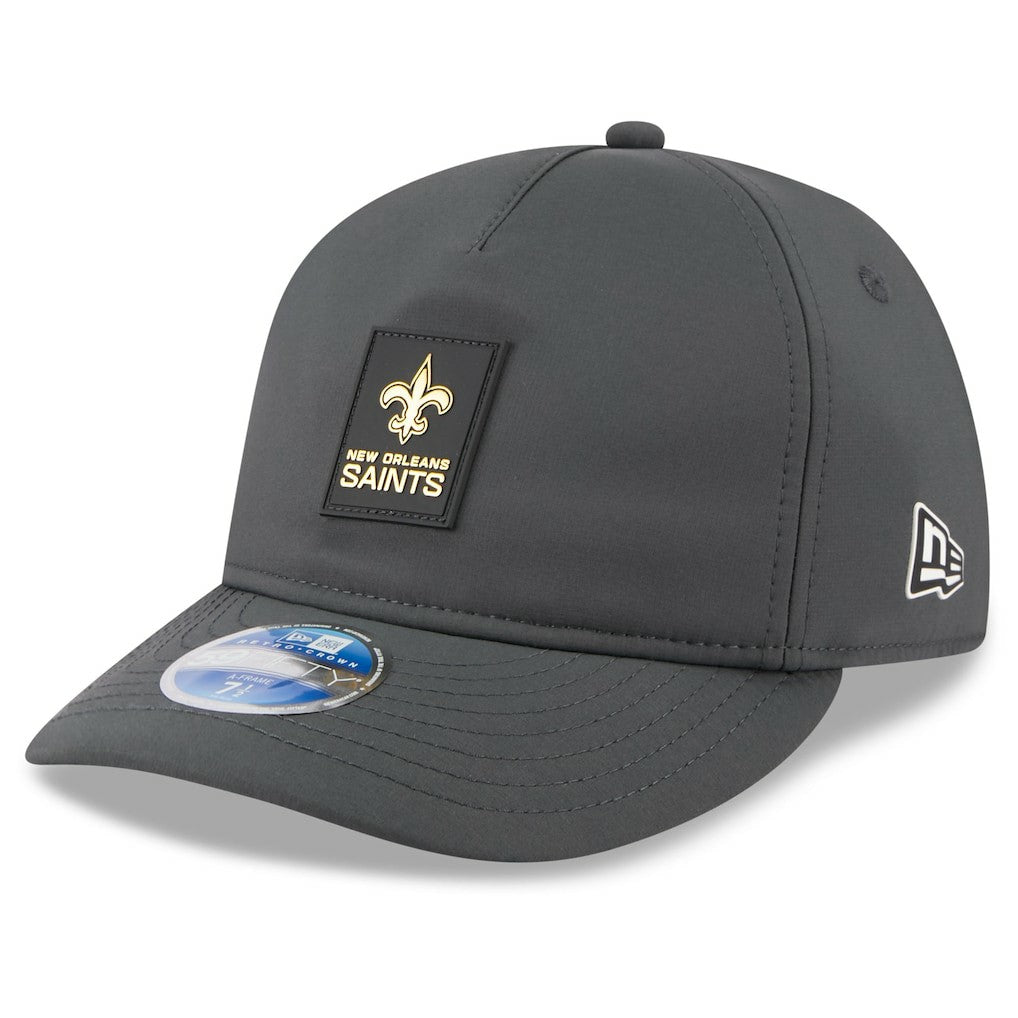 New Orleans Saints New Era 2025 Sideline Cold Weather Retro Crown 59FIFTY Fitted Hat - Charcoal outlet