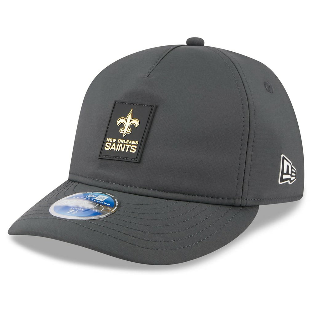 New Orleans Saints New Era 2025 Sideline Cold Weather Retro Crown 59FIFTY Fitted Hat - Charcoal outlet