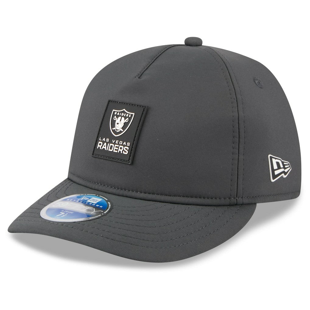 Las Vegas Raiders New Era 2025 Sideline Cold Weather Retro Crown 59FIFTY Fitted Hat - Charcoal sale