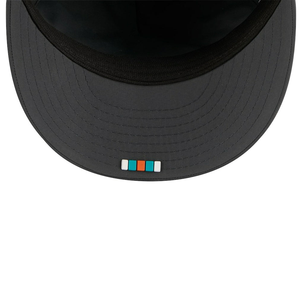 Miami Dolphins New Era 2025 Sideline Cold Weather Retro Crown 59FIFTY Fitted Hat - Charcoal online