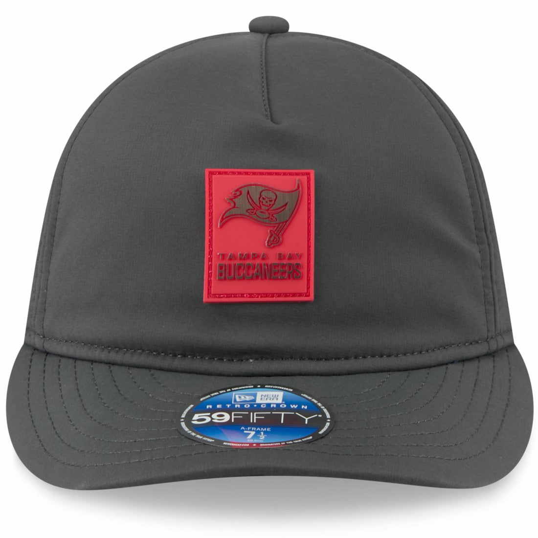 Tampa Bay Buccaneers New Era 2025 Sideline Cold Weather Retro Crown 59FIFTY Fitted Hat - Charcoal on sale