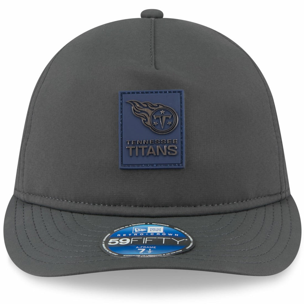 Tennessee Titans New Era 2025 Sideline Cold Weather Retro Crown 59FIFTY Fitted Hat - Charcoal outlet