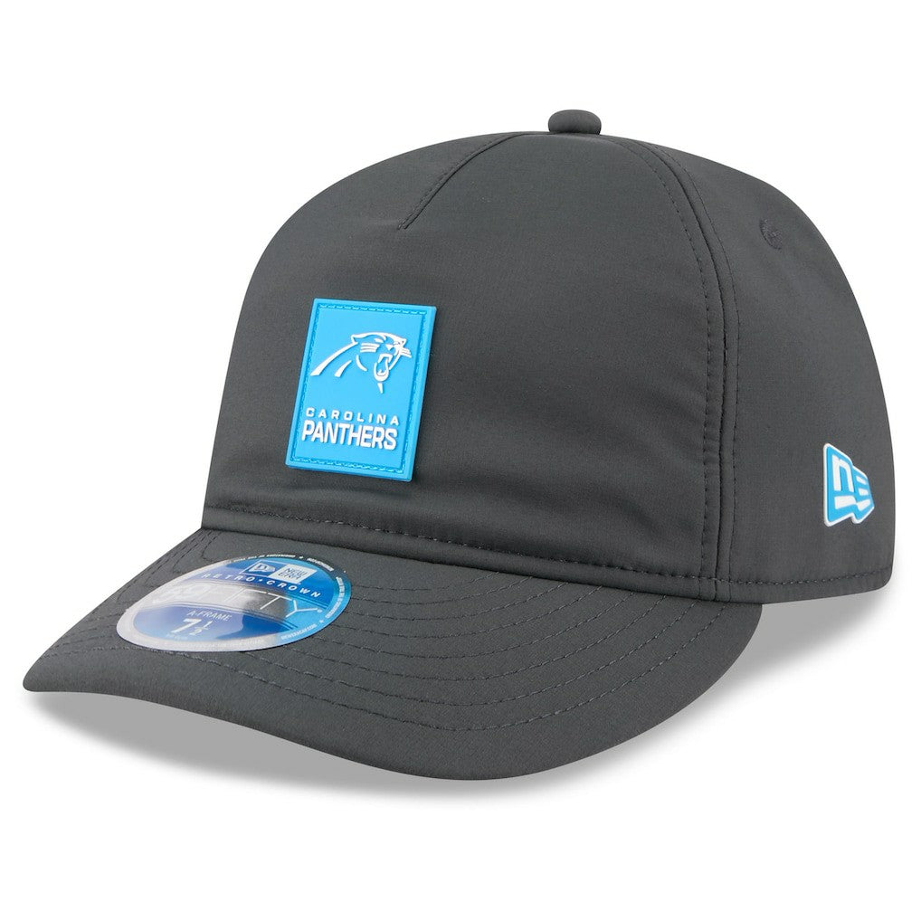 Carolina Panthers New Era 2025 Sideline Cold Weather Retro Crown 59FIFTY Fitted Hat - Charcoal outlet
