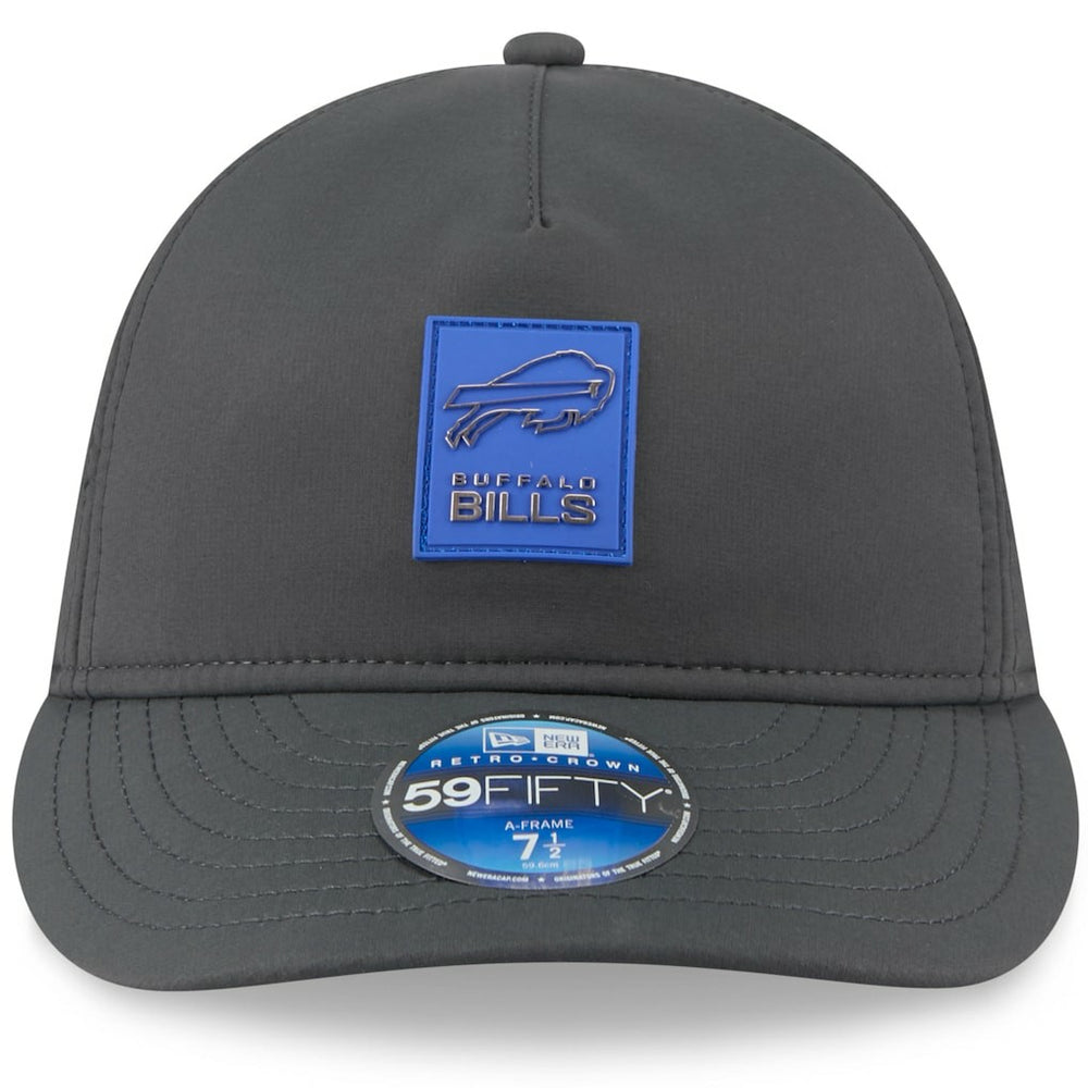 Buffalo Bills New Era 2025 Sideline Cold Weather Retro Crown 59FIFTY Fitted Hat - Charcoal cheap