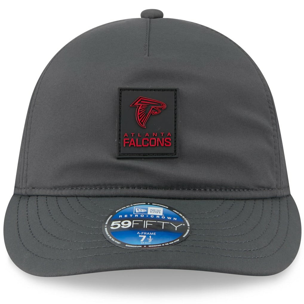 Atlanta Falcons New Era 2025 Sideline Cold Weather Retro Crown 59FIFTY Fitted Hat - Charcoal for sale