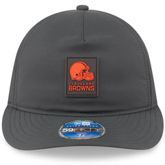 Cleveland Browns New Era 2025 Sideline Cold Weather Retro Crown 59FIFTY Fitted Hat - Charcoal discount