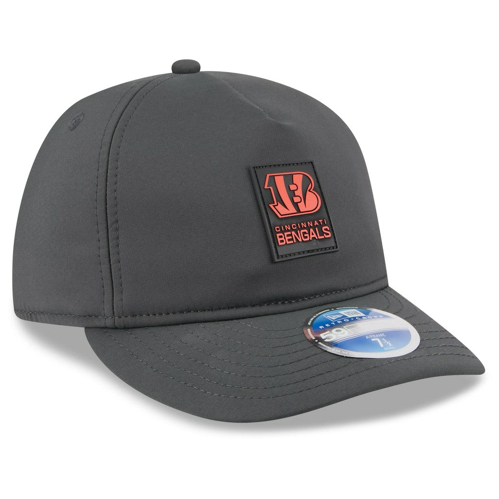 Cincinnati Bengals New Era 2025 Sideline Cold Weather Retro Crown 59FIFTY Fitted Hat - Charcoal outlet