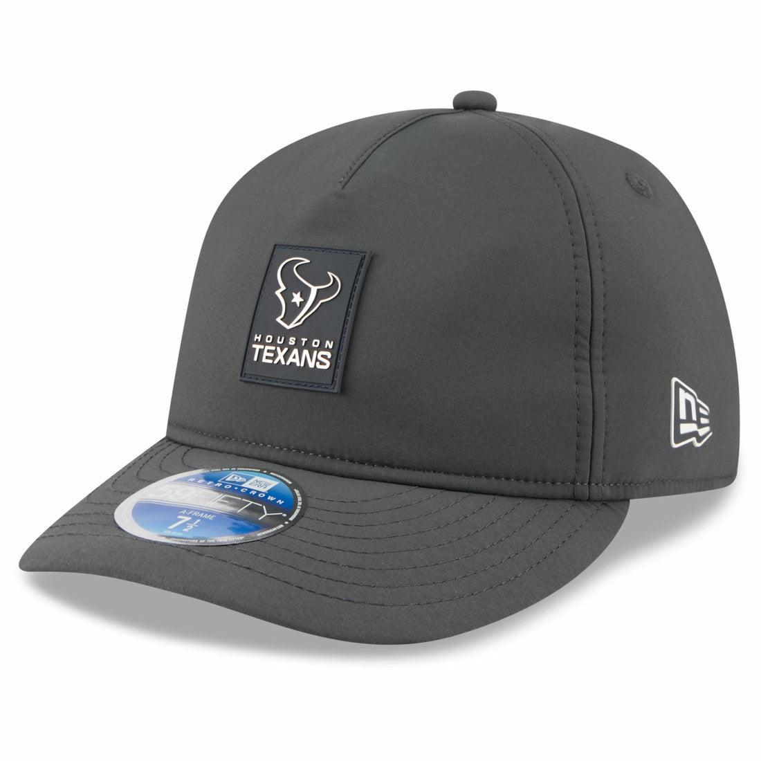 Houston Texans New Era 2025 Sideline Cold Weather Retro Crown 59FIFTY Fitted Hat - Charcoal on sale