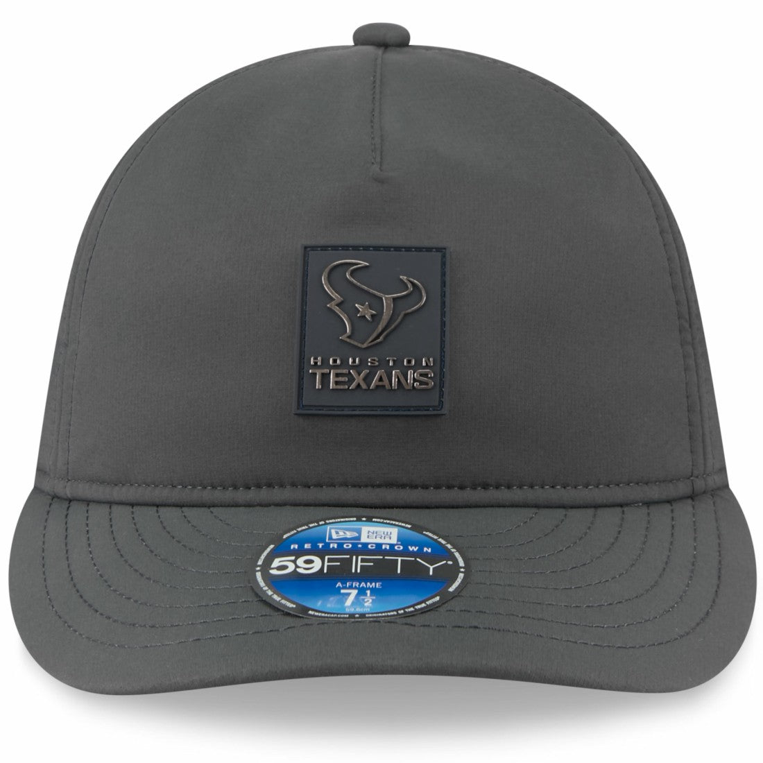 Houston Texans New Era 2025 Sideline Cold Weather Retro Crown 59FIFTY Fitted Hat - Charcoal on sale