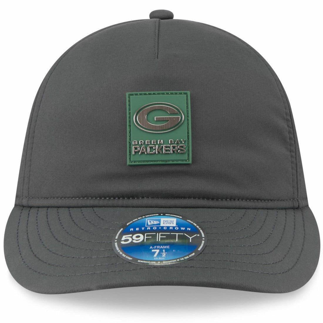 Green Bay Packers New Era 2025 Sideline Cold Weather Retro Crown 59FIFTY Fitted Hat - Charcoal discount