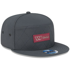Washington Commanders New Era 2025 Sideline Cold Weather Split Panel 9FIFTY Snapback Hat - Charcoal for sale