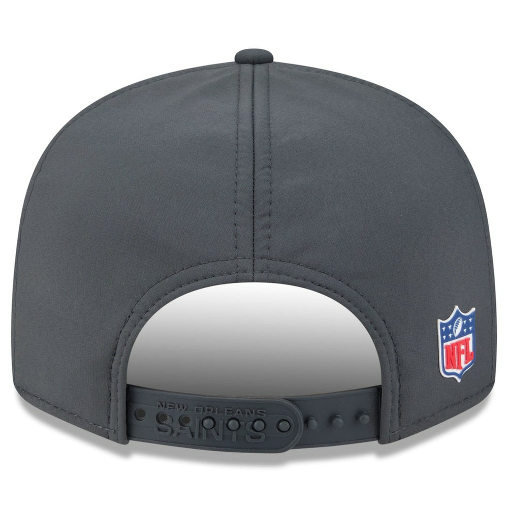 New Orleans Saints New Era 2025 Sideline Cold Weather Split Panel 9FIFTY Snapback Hat - Charcoal cheap