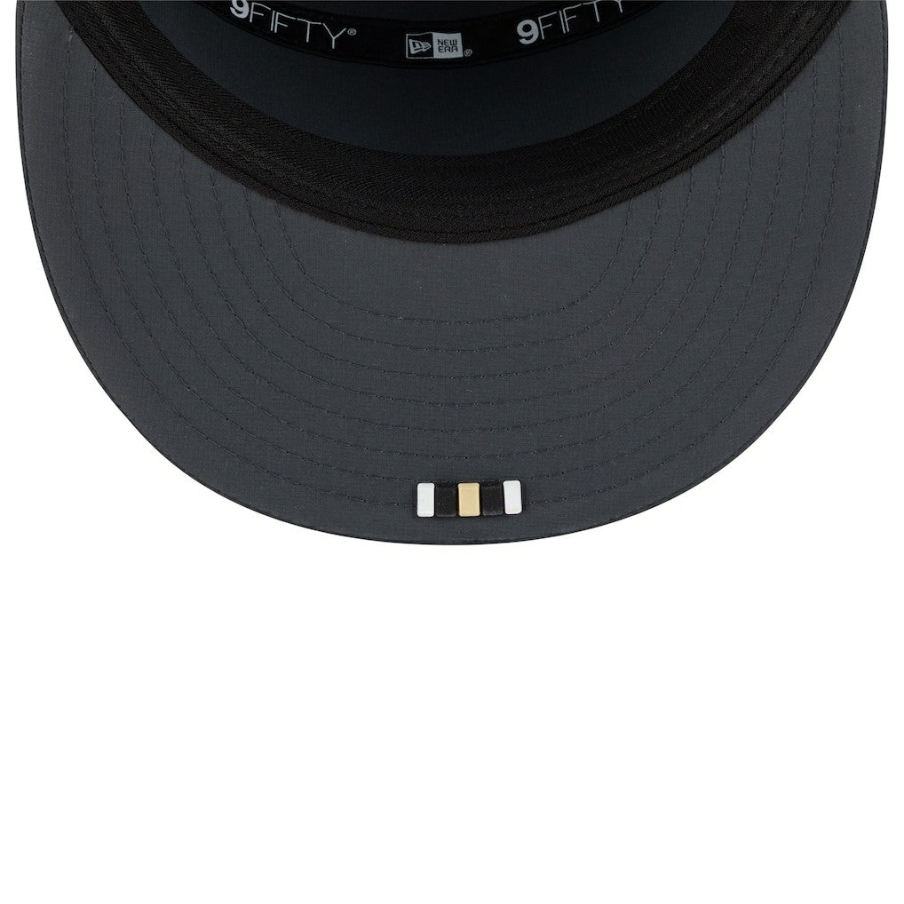 New Orleans Saints New Era 2025 Sideline Cold Weather Split Panel 9FIFTY Snapback Hat - Charcoal cheap