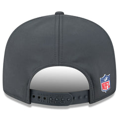 Kansas City Chiefs New Era 2025 Sideline Cold Weather Split Panel 9FIFTY Snapback Hat - Charcoal sale