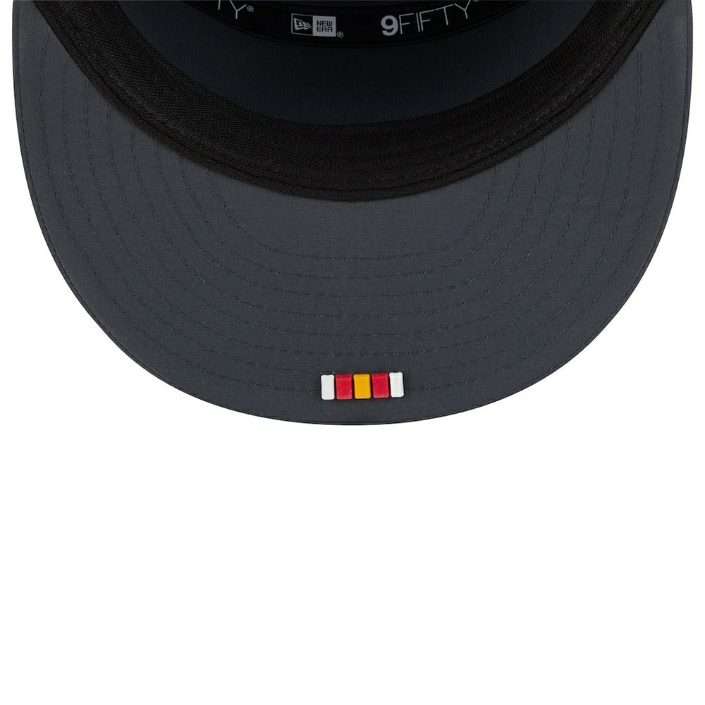 Kansas City Chiefs New Era 2025 Sideline Cold Weather Split Panel 9FIFTY Snapback Hat - Charcoal sale