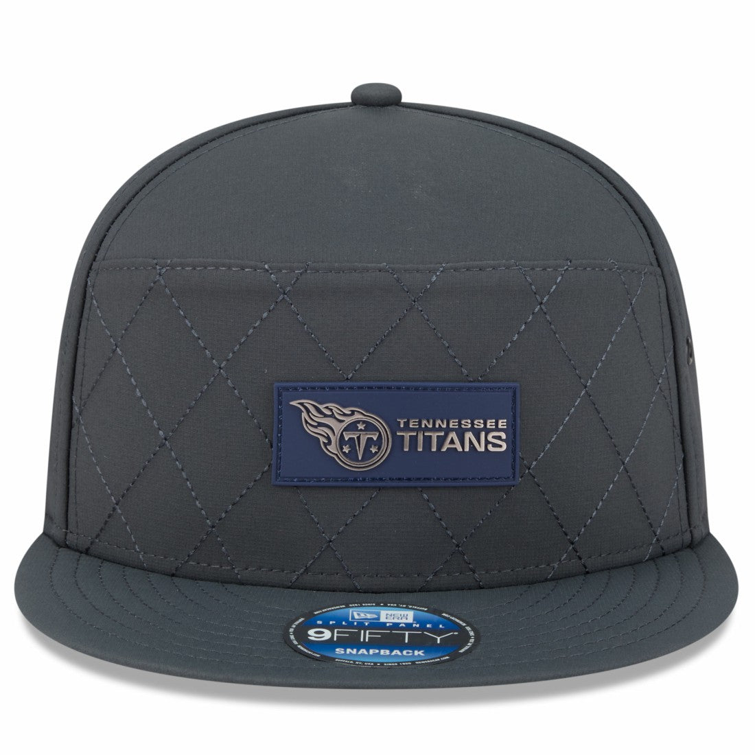 Tennessee Titans New Era 2025 Sideline Cold Weather Split Panel 9FIFTY Snapback Hat - Charcoal outlet