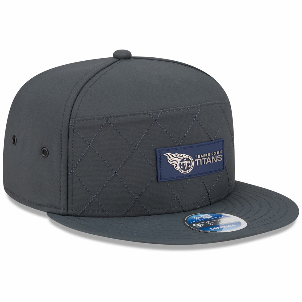 Tennessee Titans New Era 2025 Sideline Cold Weather Split Panel 9FIFTY Snapback Hat - Charcoal outlet