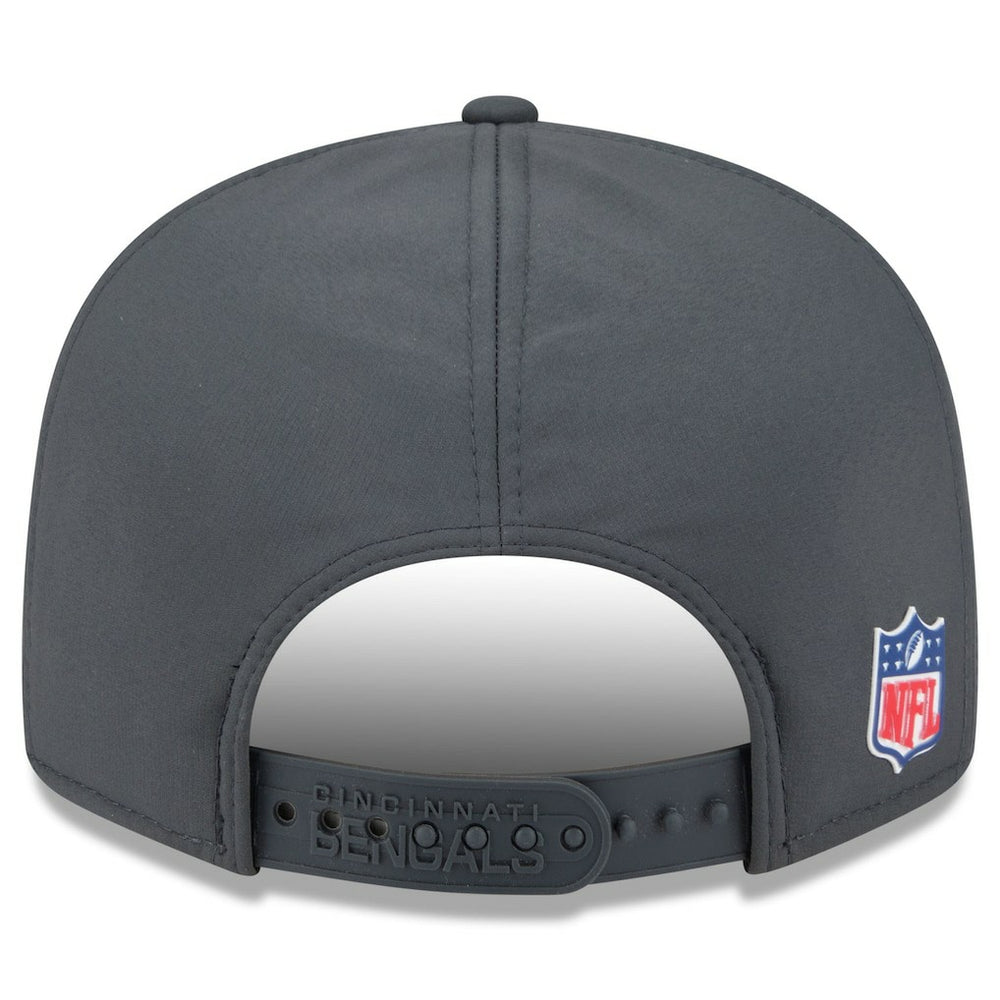 Cincinnati Bengals New Era 2025 Sideline Cold Weather Split Panel 9FIFTY Snapback Hat - Charcoal sale