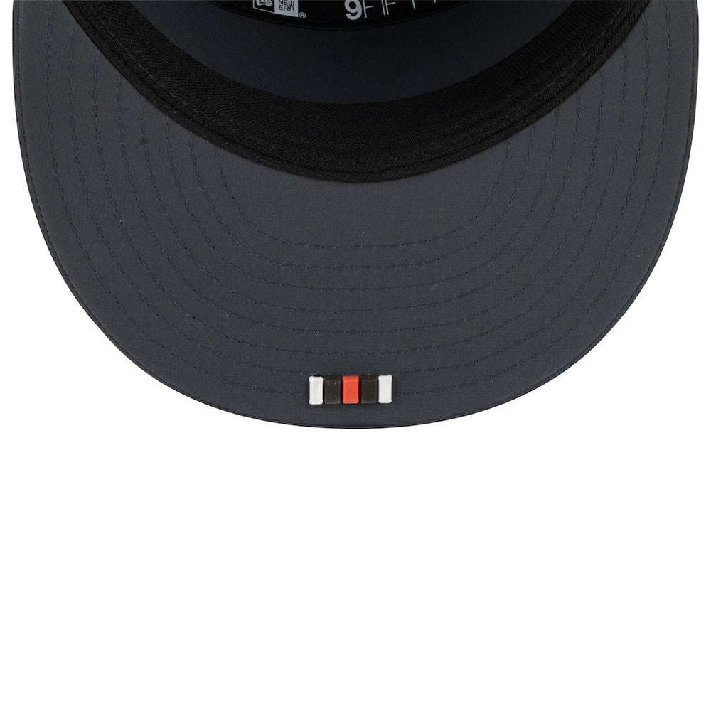 Cleveland Browns New Era 2025 Sideline Cold Weather Split Panel 9FIFTY Snapback Hat - Charcoal online