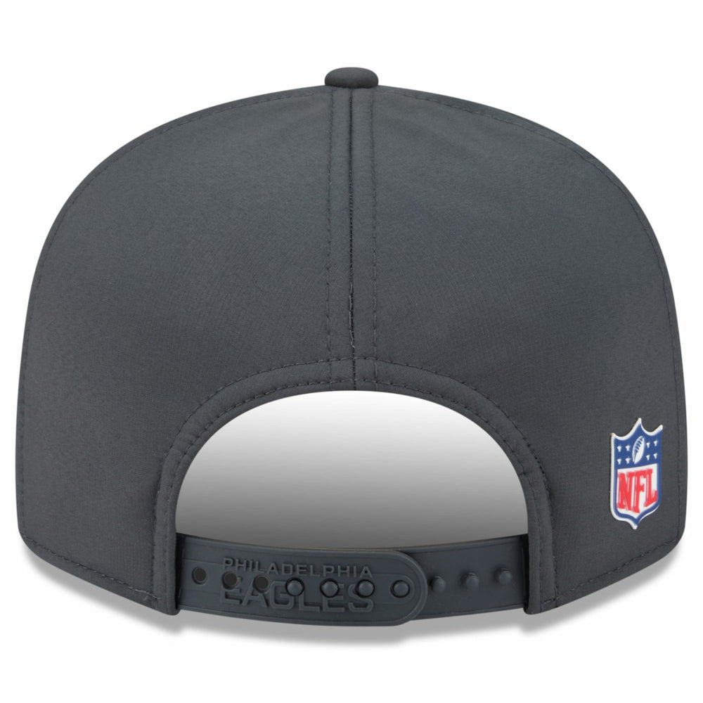 New York Jets New Era 2025 Sideline Cold Weather Split Panel 9FIFTY Snapback Hat - Charcoal sale