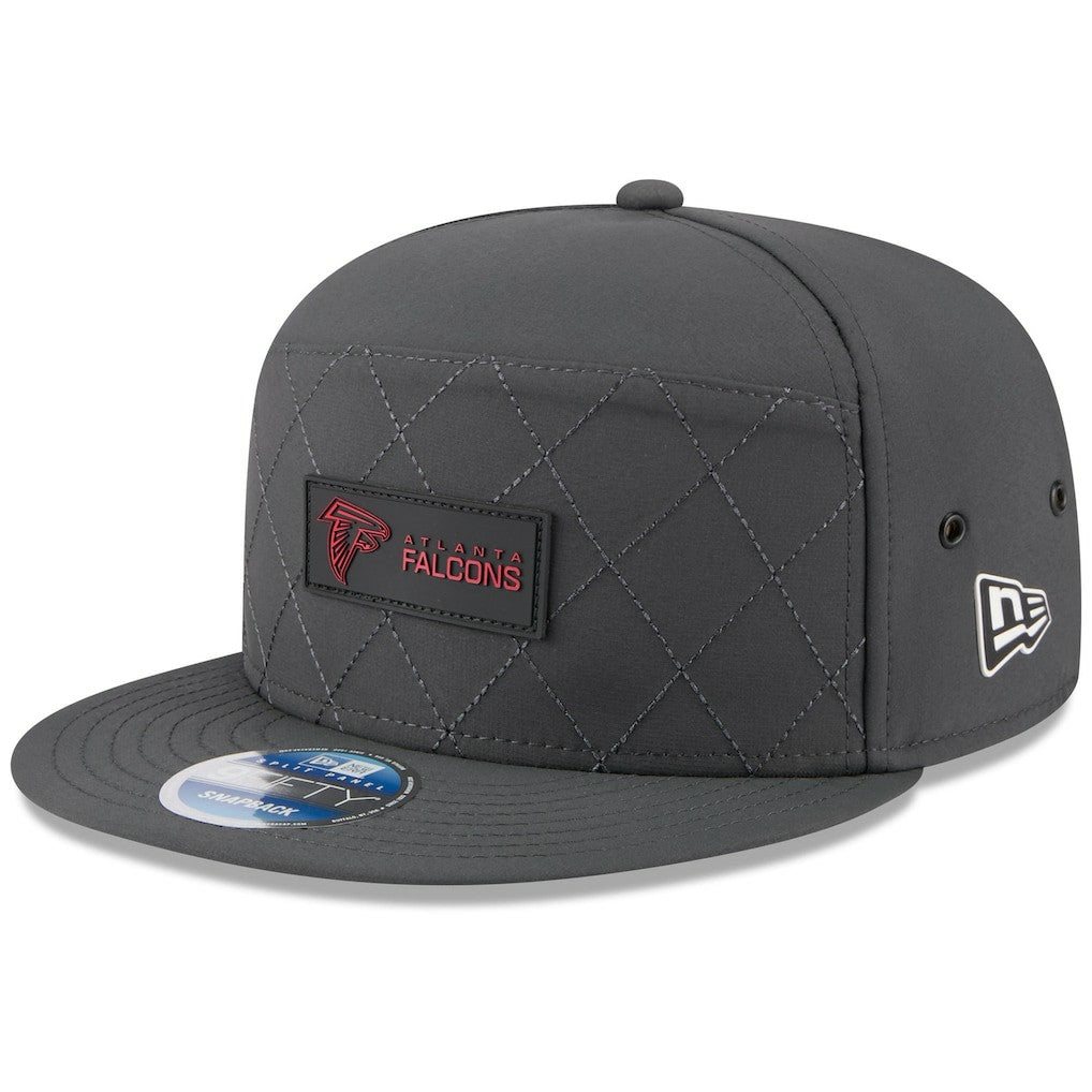 Atlanta Falcons New Era 2025 Sideline Cold Weather Split Panel 9FIFTY Snapback Hat - Charcoal outlet