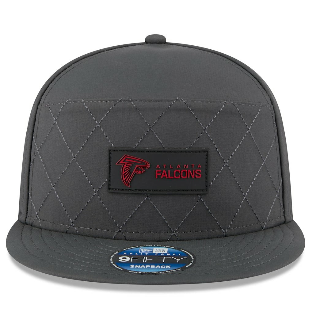 Atlanta Falcons New Era 2025 Sideline Cold Weather Split Panel 9FIFTY Snapback Hat - Charcoal outlet