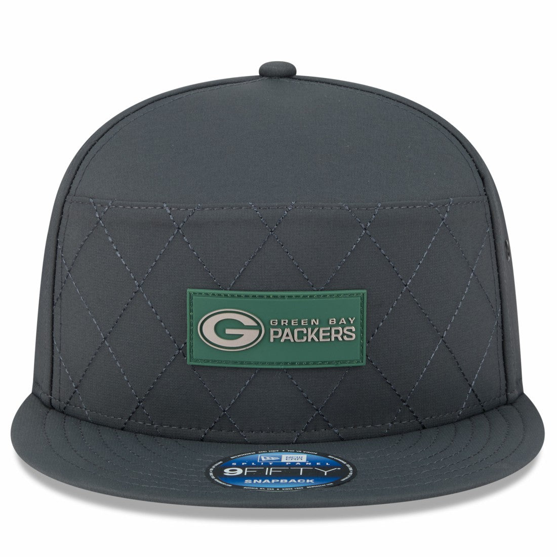 Green Bay Packers New Era 2025 Sideline Cold Weather Split Panel 9FIFTY Snapback Hat - Charcoal online