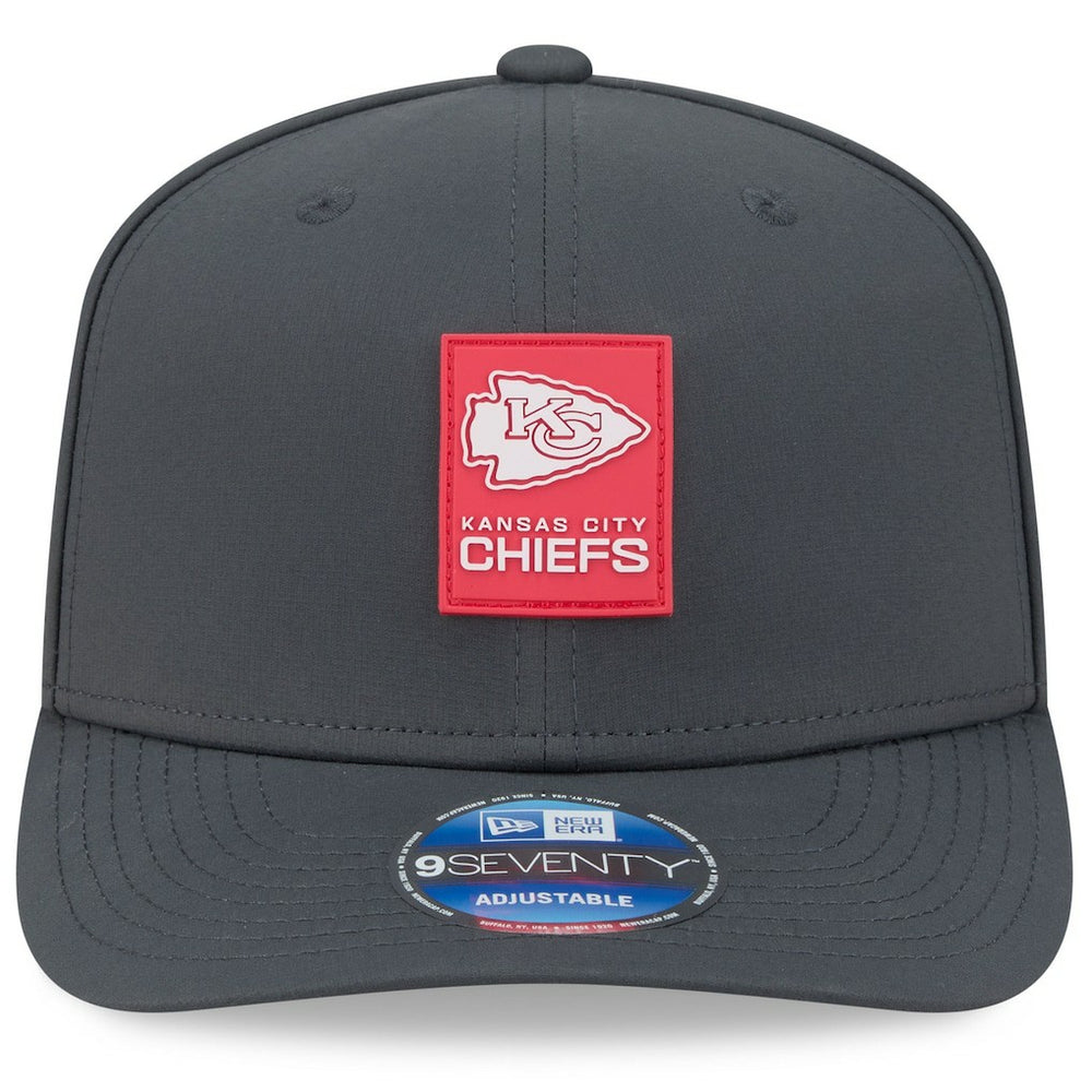 Kansas City Chiefs New Era 2025 Sideline Cold Weather 9SEVENTY Adjustable Hat - Charcoal on sale