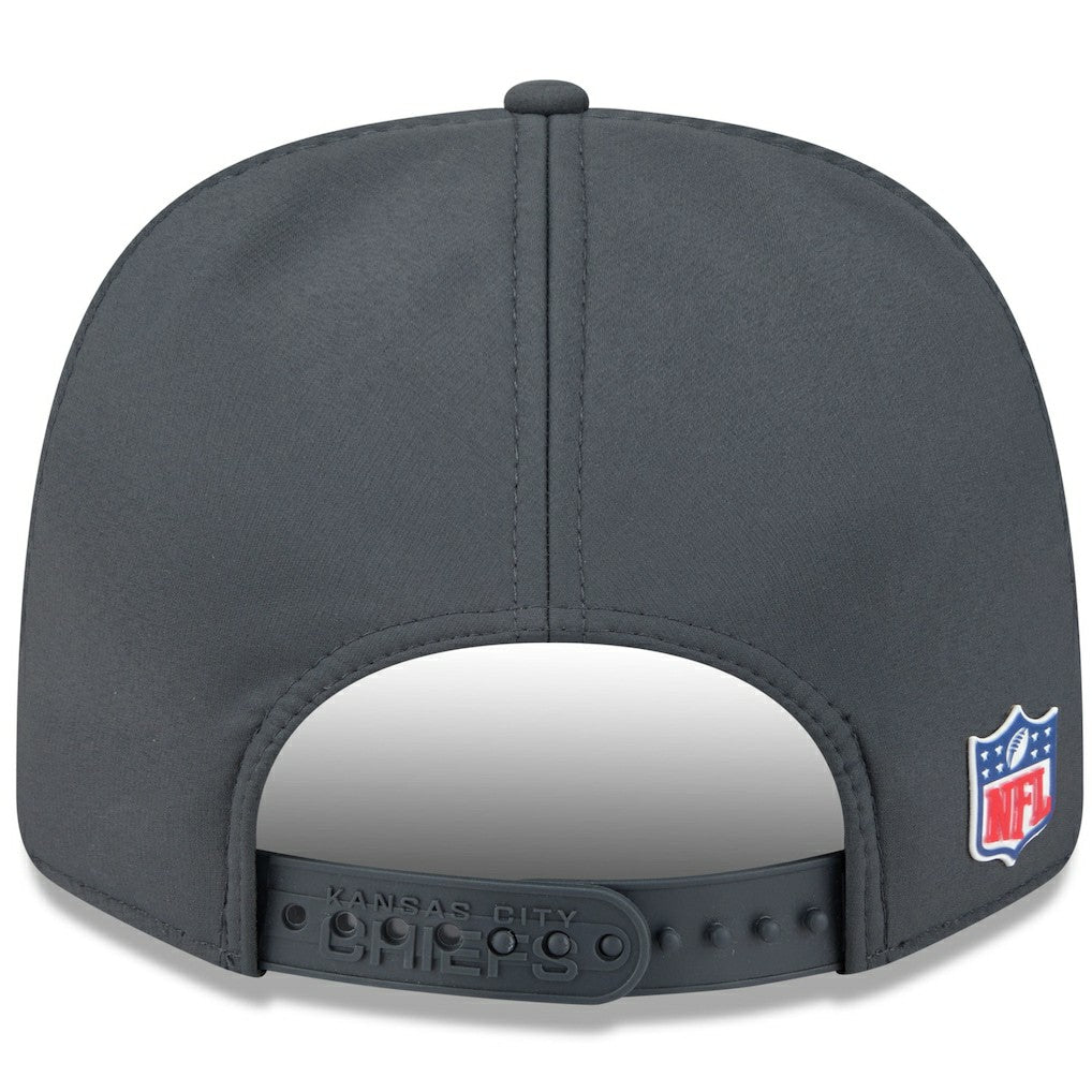 Kansas City Chiefs New Era 2025 Sideline Cold Weather 9SEVENTY Adjustable Hat - Charcoal on sale