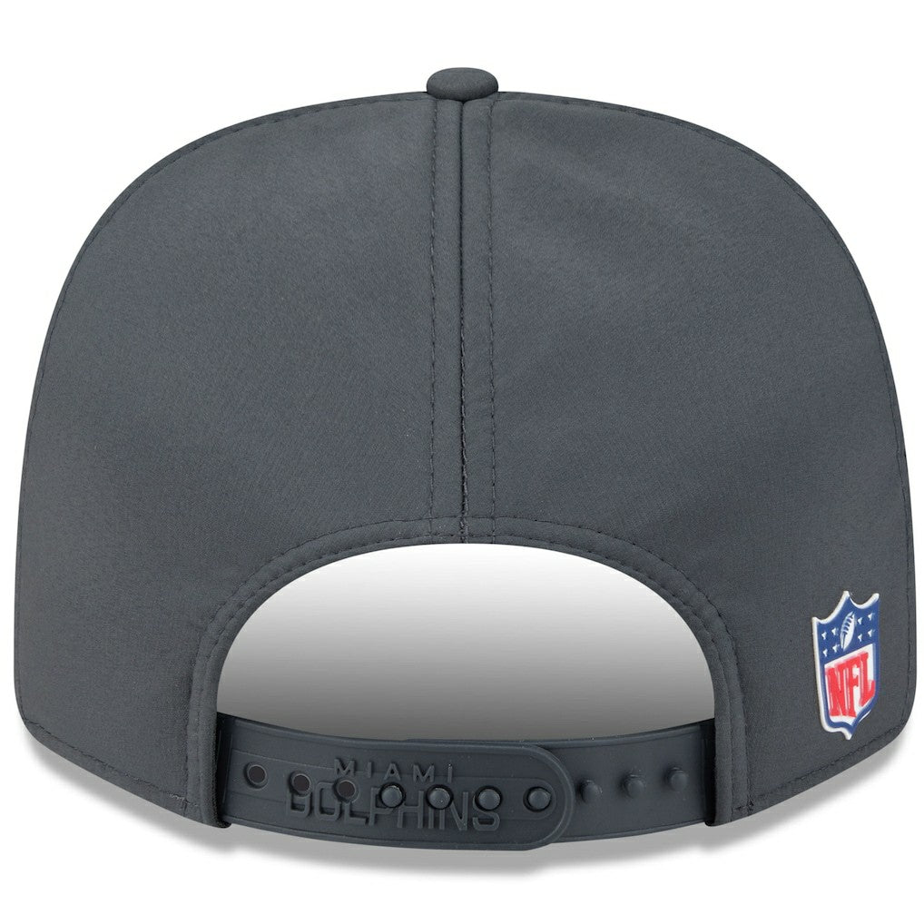 Miami Dolphins New Era 2025 Sideline Cold Weather 9SEVENTY Adjustable Hat - Charcoal for sale