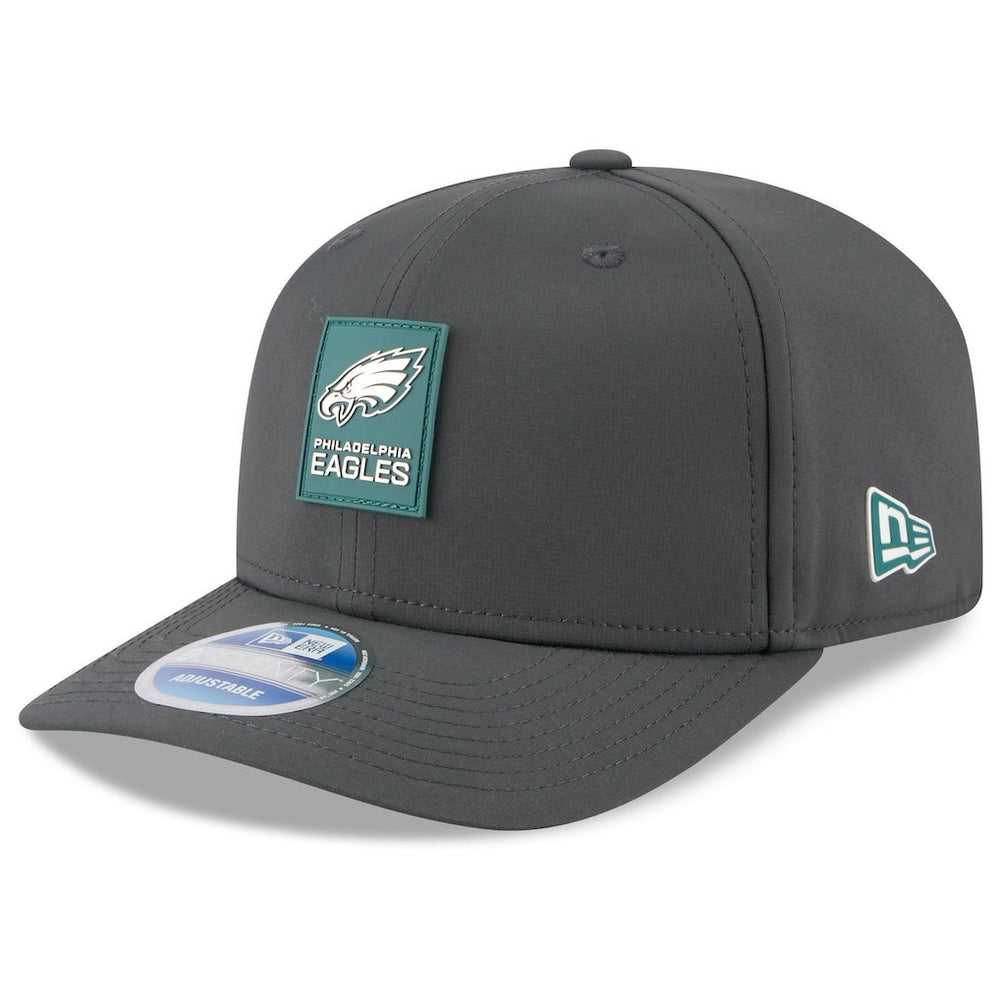 Philadelphia Eagles New Era 2025 Sideline Cold Weather 9SEVENTY Adjustable Hat - Charcoal discount