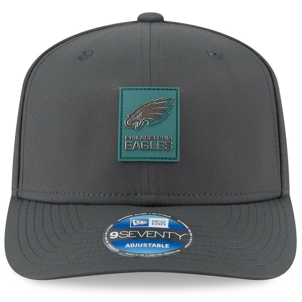 Philadelphia Eagles New Era 2025 Sideline Cold Weather 9SEVENTY Adjustable Hat - Charcoal discount