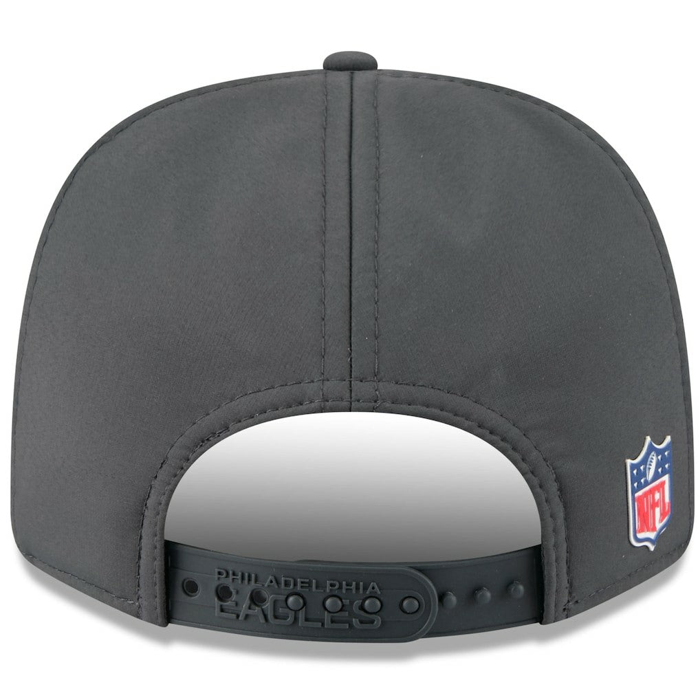 Philadelphia Eagles New Era 2025 Sideline Cold Weather 9SEVENTY Adjustable Hat - Charcoal discount