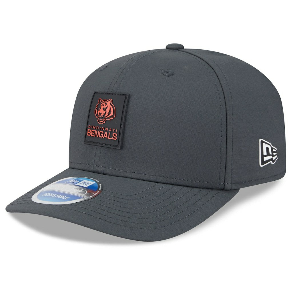 Cincinnati Bengals New Era 2025 Sideline Cold Weather 9SEVENTY Adjustable Hat - Charcoal discount