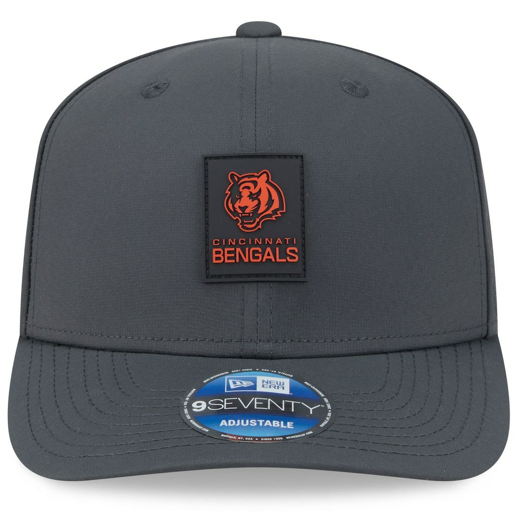 Cincinnati Bengals New Era 2025 Sideline Cold Weather 9SEVENTY Adjustable Hat - Charcoal discount
