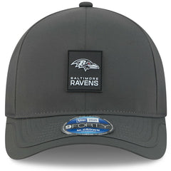 Baltimore Ravens New Era 2025 Sideline Cold Weather 9FORTY M-Crown Adjustable Hat - Charcoal cheap