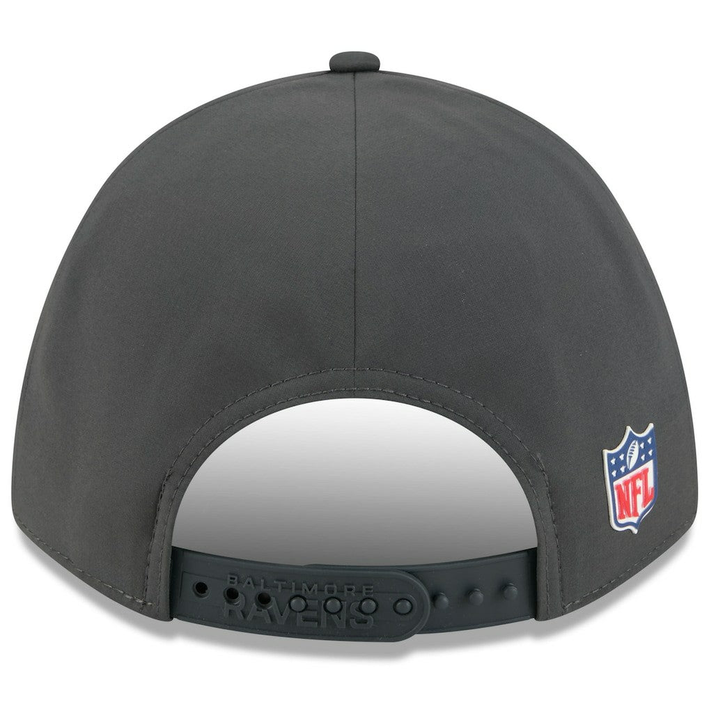 Baltimore Ravens New Era 2025 Sideline Cold Weather 9FORTY M-Crown Adjustable Hat - Charcoal cheap