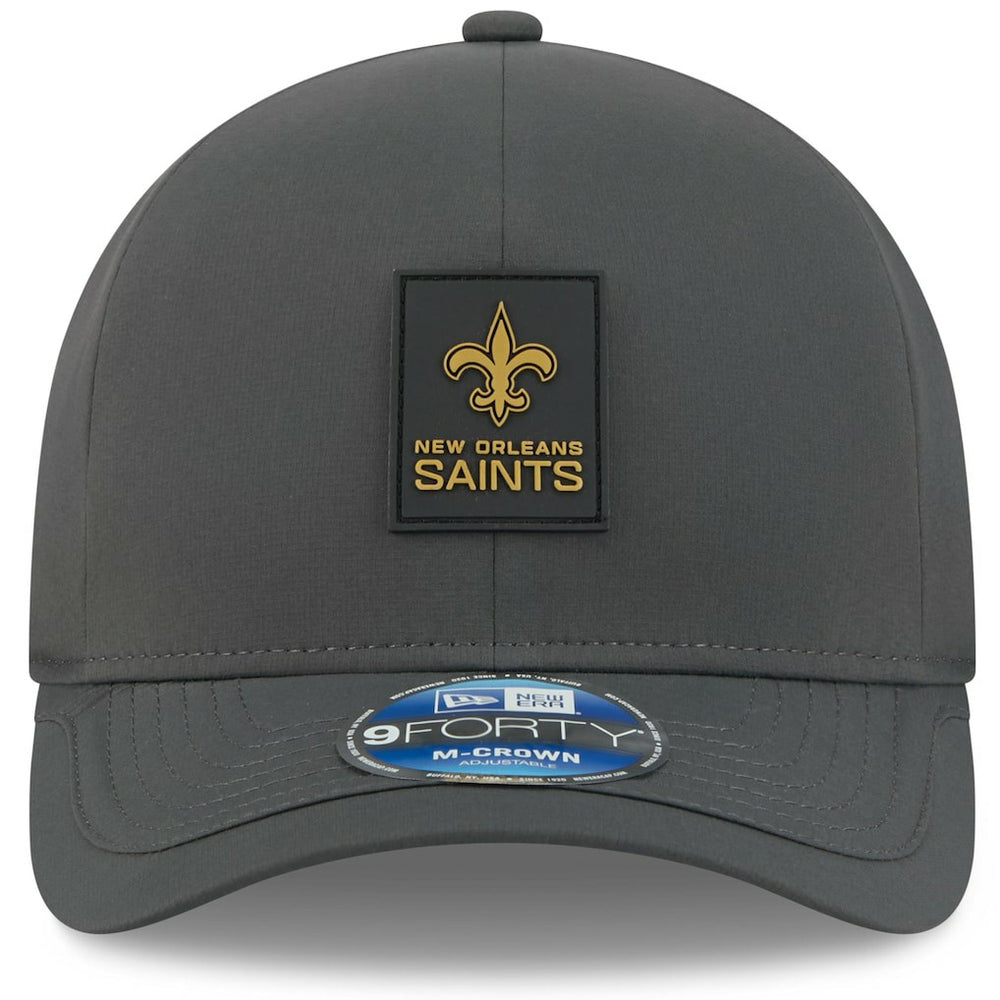 New Orleans Saints New Era 2025 Sideline Cold Weather 9FORTY M-Crown Adjustable Hat - Charcoal on sale