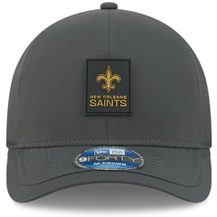New Orleans Saints New Era 2025 Sideline Cold Weather 9FORTY M-Crown Adjustable Hat - Charcoal on sale