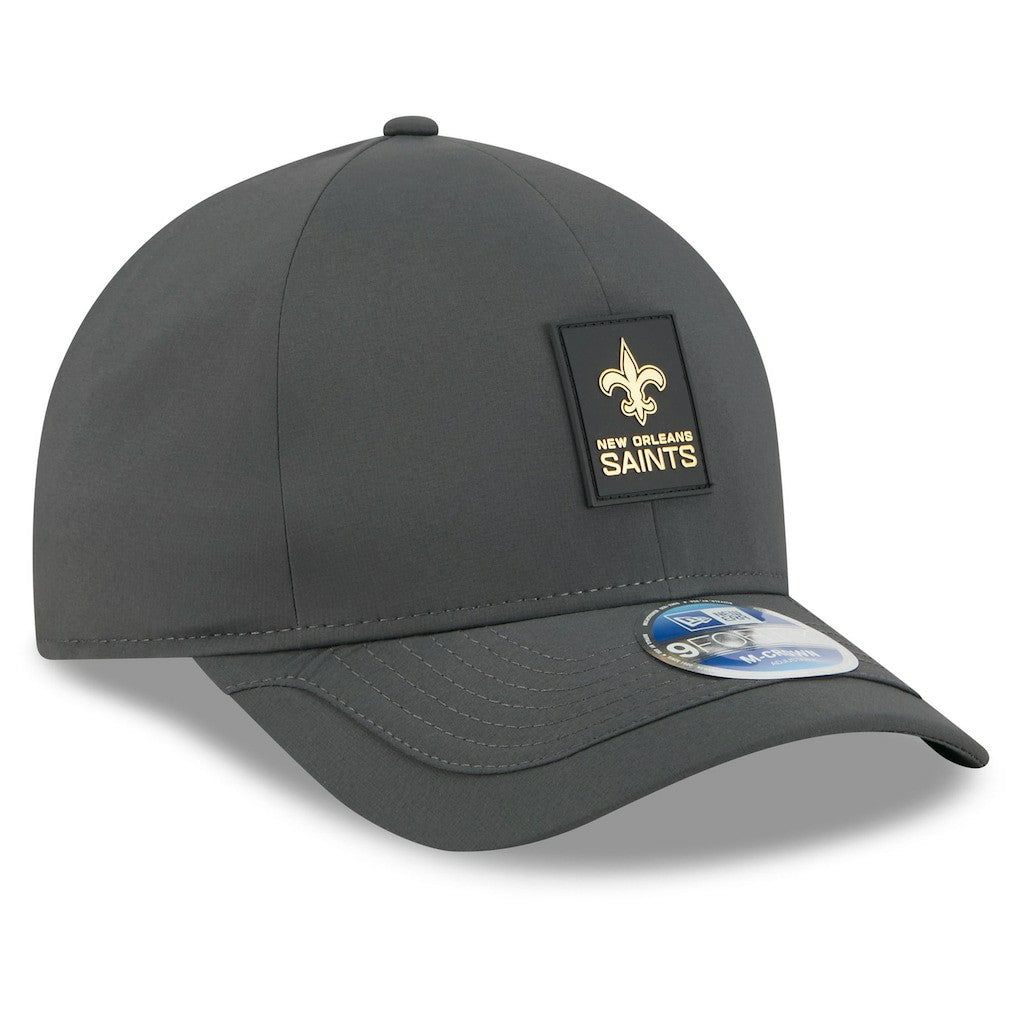New Orleans Saints New Era 2025 Sideline Cold Weather 9FORTY M-Crown Adjustable Hat - Charcoal on sale