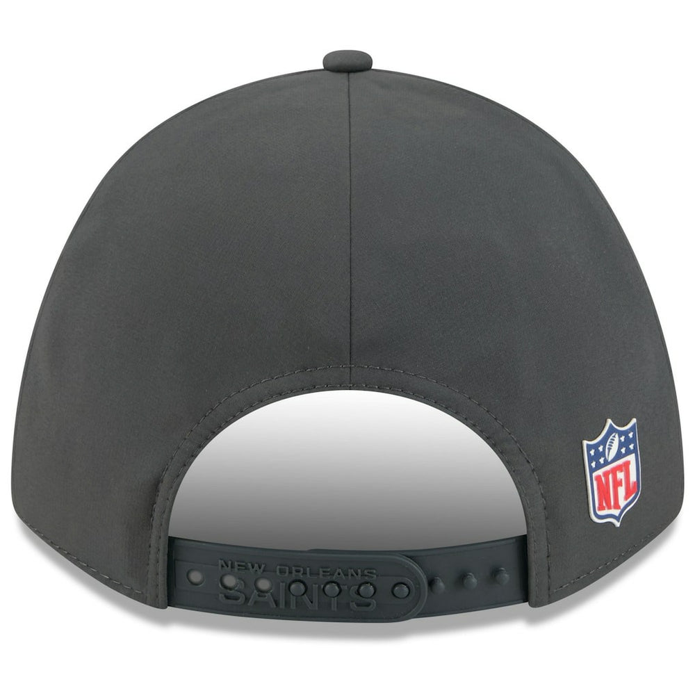 New Orleans Saints New Era 2025 Sideline Cold Weather 9FORTY M-Crown Adjustable Hat - Charcoal on sale