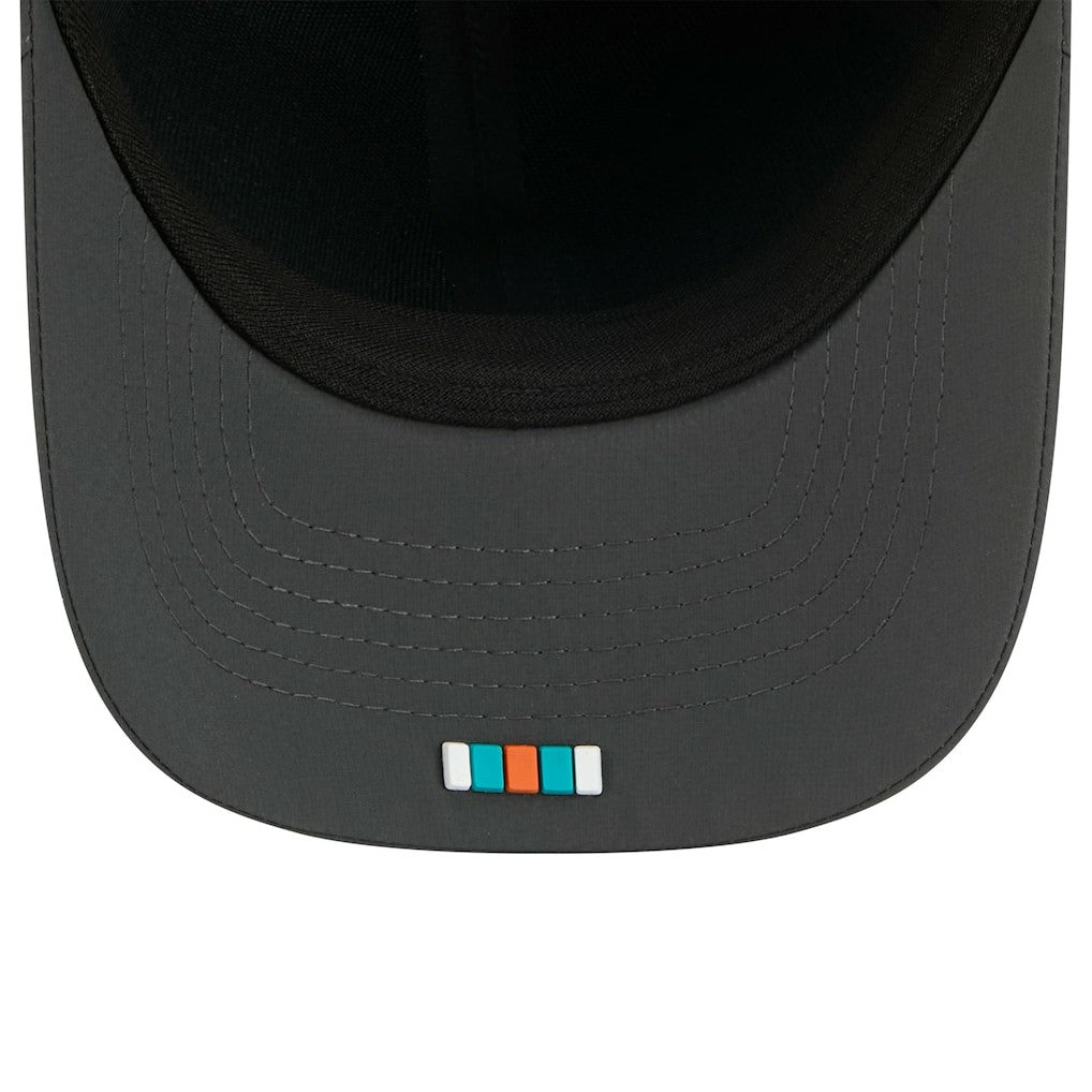 Miami Dolphins New Era 2025 Sideline Cold Weather 9FORTY M-Crown Adjustable Hat - Charcoal outlet